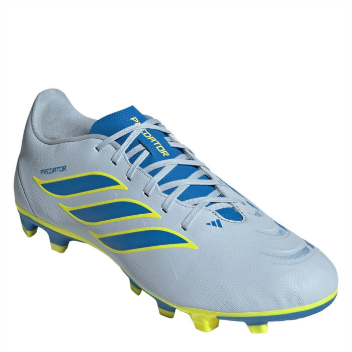 adidas Predator Firm Ground Football Boots – Blue/Yellow – view 3