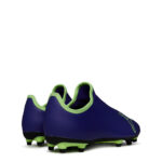 Puma Finesse Laceless Junior Firm Ground Football Boots – Purple/Green – view 5