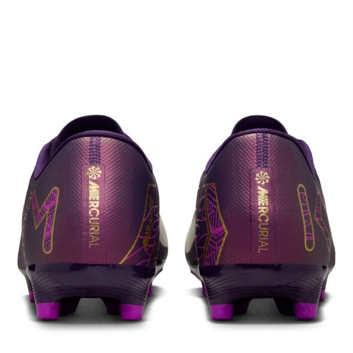 Nike Zoom Mercurial Vapor 16 Firm Ground Football Boots – Purple/Ivory – view 5
