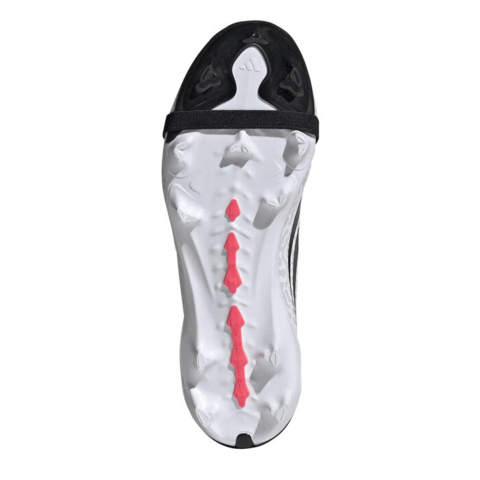 adidas Predator Junior Firm Ground Football Boots – White/Coral – view 6