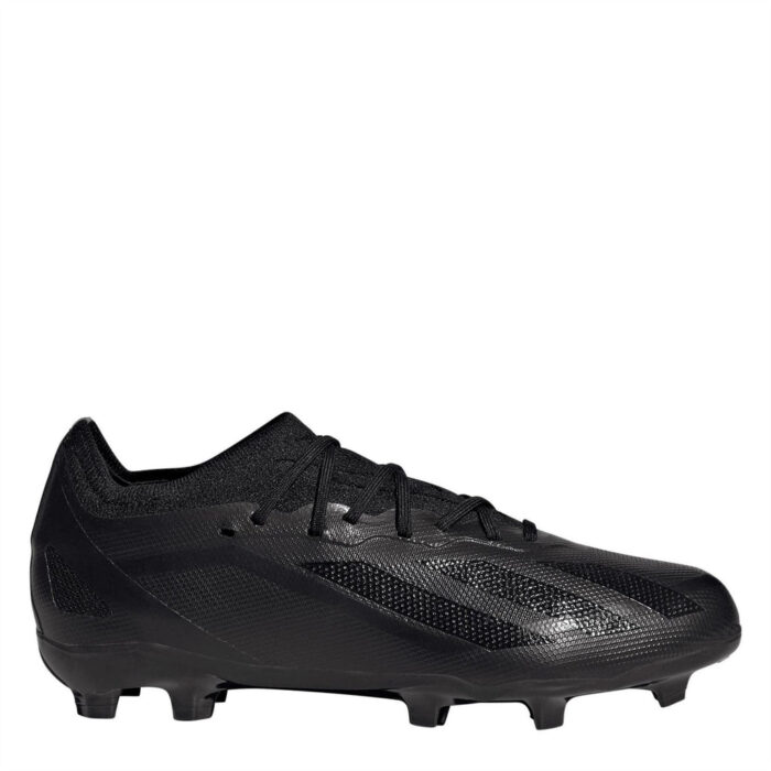 adidas X Crazyfast Junior Firm Ground Football Boots – Black/Black – view 7