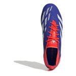adidas Predator 24 Soft Ground Football Boots – Blue/Wht/Red – view 5