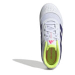 adidas Predator Junior Indoor Football Boots – White/Pink – view 5