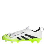 adidas Predator 3 Junior Firm Ground Football Boots – White/Blk/Lemon – view 8