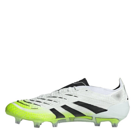adidas Predator Firm Ground Football Boots – White/Blk/Lemon – view 2