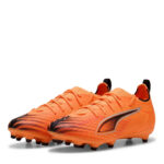 Puma Ultra 5 Junior Firm Ground Football Boots – Orange/Black