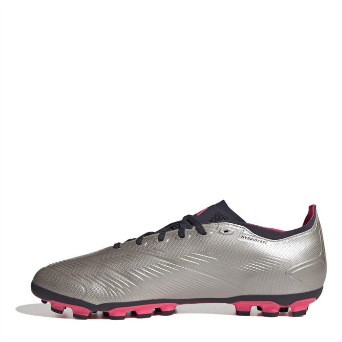 adidas Predator Artificial Ground Football Boots – Silver/Black – view 2