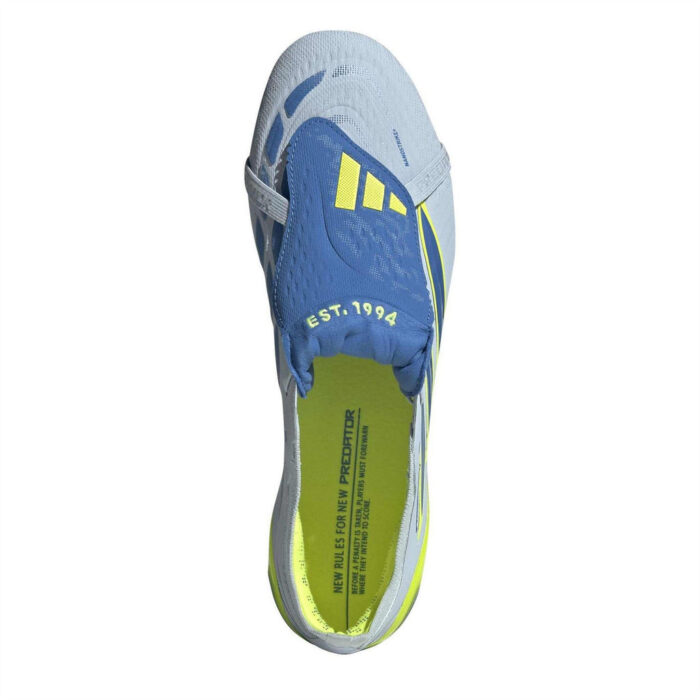 adidas Predator Firm Ground Football Boots – Blue/Yellow – view 6