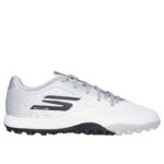 Skechers Razor Junior Turf Football Boots – White/Silver