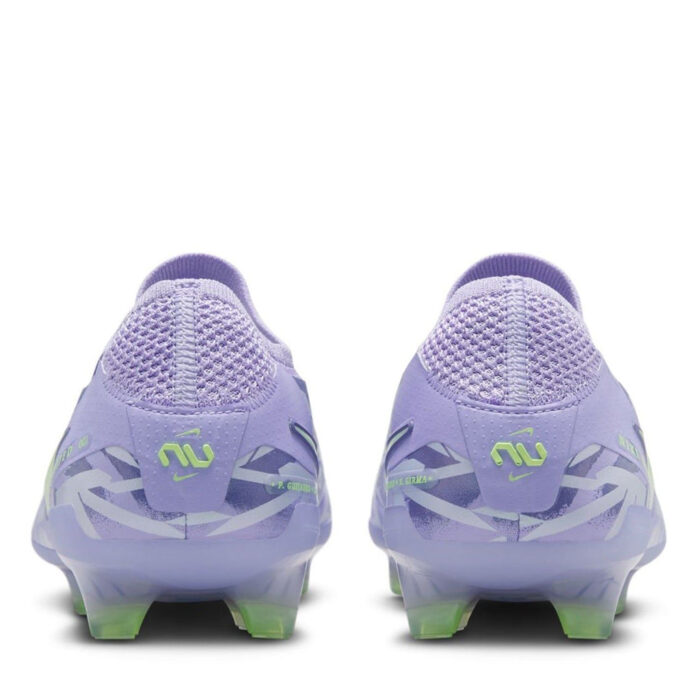 Nike Tiempo Legend 10 Firm Ground Football Boots – Purple/Volt – view 5
