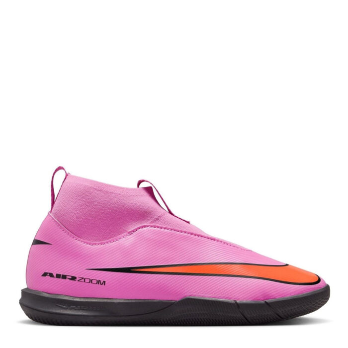 Nike Mercuial Superfly 10 Junior Indoor Football Boots – Pink/Black – view 4
