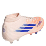 adidas Womens F50 Sparkfusion Firm Ground Football Boots – Orange/Blue – view 4