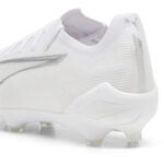 Puma Ultra 5 Firm Ground Football Boots – White/White – view 5