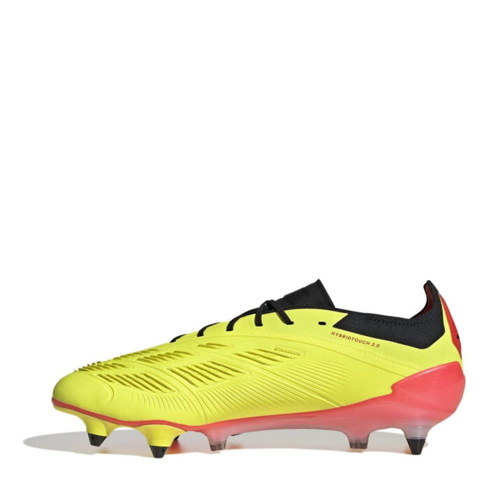 adidas Predator 24 Soft Ground Football Boots – Yellow/Blk/Red – view 2