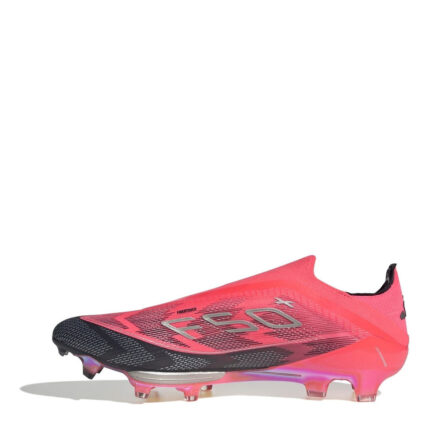 adidas Mens F50+ Firm Ground Football Boots – Pink/Black – view 2