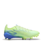 Puma Womens Ultra 5 Firm Ground Football Boots – Green/Wht/Blue – view 4