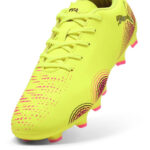Puma Future 8 Junior Firm Ground Football Boots – Yellow/Black – view 6
