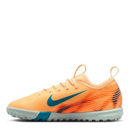 Nike Zoom Mercurial Vapor 16 Junior Turf Football Boots – Orange/Melon – view 2