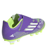 adidas F50 Junior Firm Ground Football Boots – Purple/White – view 4