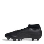 adidas Predator 24 Soft Ground Football Boots – Black/Black – view 2