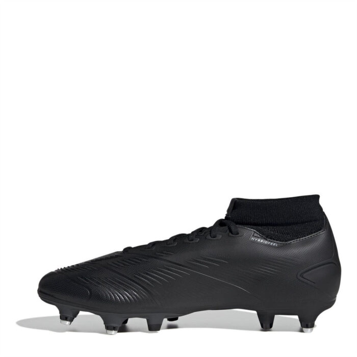 adidas Predator 24 Soft Ground Football Boots – Black/Black – view 2