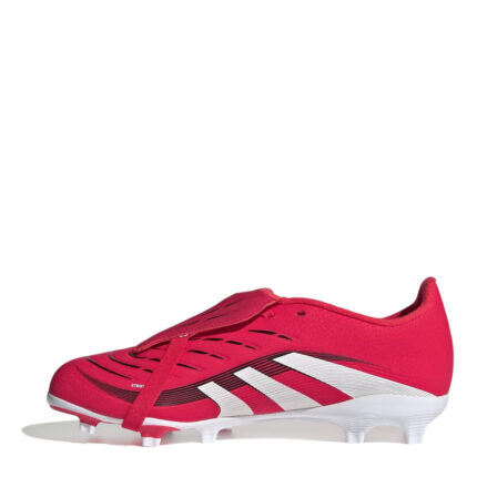 adidas Predator Junior Firm Ground Football Boots – Red/White – view 2