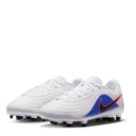 Nike Junior Firm Ground Football Boots – Blue/Wht/Pink – view 4