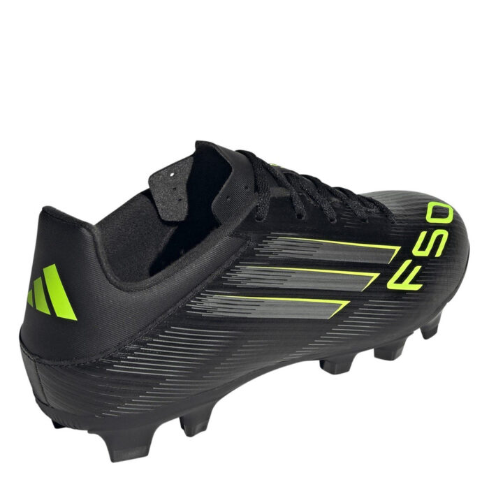 adidas F50 Messi Firm Ground Football Boots – Black/Lemon - Image 4