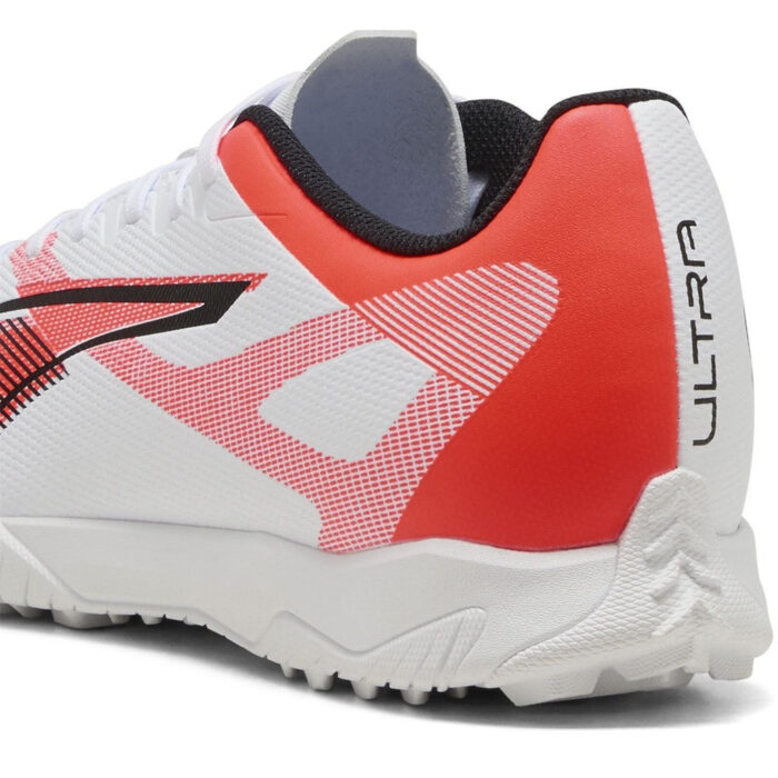 Puma Ultra Turf Football Boots – White/Black/Red – view 5