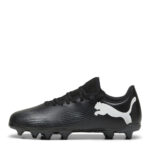 Puma Future 7 Junior Firm Ground Football Boots – Black/White - Image 2