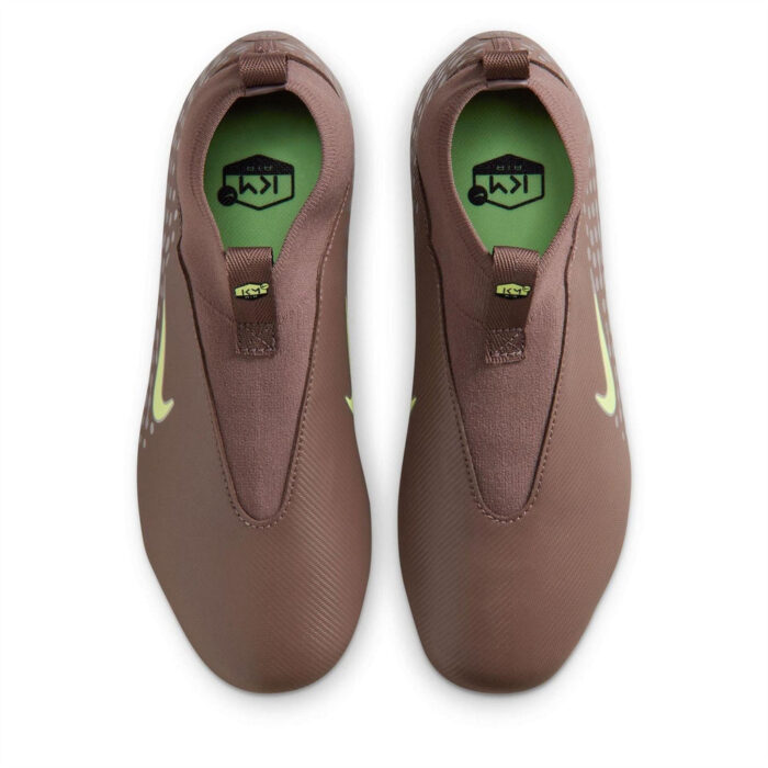 Nike Zoom Mercurial Superfly 10 Junior Firm Ground Football Boots – Plum/Silver - Image 6