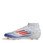 adidas F50 Firm Ground Football Boots – White/Red/Blue – view 2