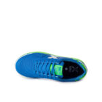 Munich Profit Junior Indoor Football Boots – Blue/FluGreen – view 3