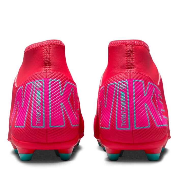 Nike Mercurial Superfly 10 Firm Ground Football Boots – Red/Green – view 5