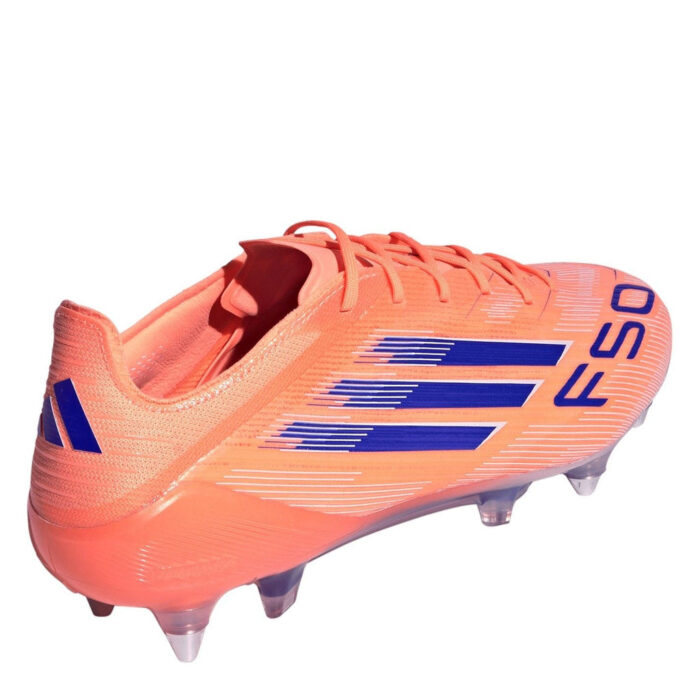 adidas F50 Soft Ground Football Boots – Orange/Blue – view 4