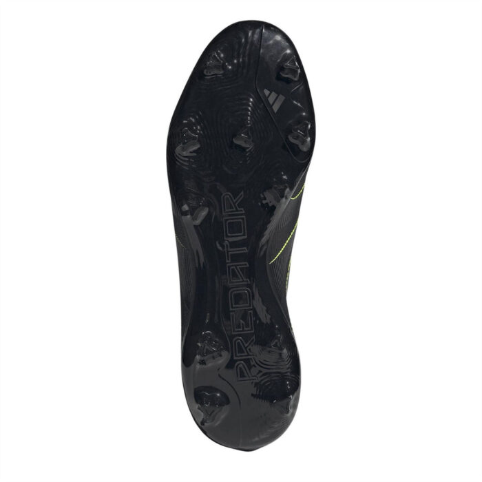 adidas Predator Firm Ground Football Boots – Black/Carbon - Image 6