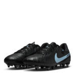 Nike Tiempo Legend 10 Soft Ground Football Boots – Black/Black – view 4