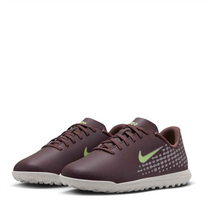 Nike Mercurial Vapor 16 Junior Turf Football Boots – Plum/Silver – view 4