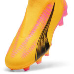 Puma Ultra Firm Ground Football Boots – Orange/Black – view 6