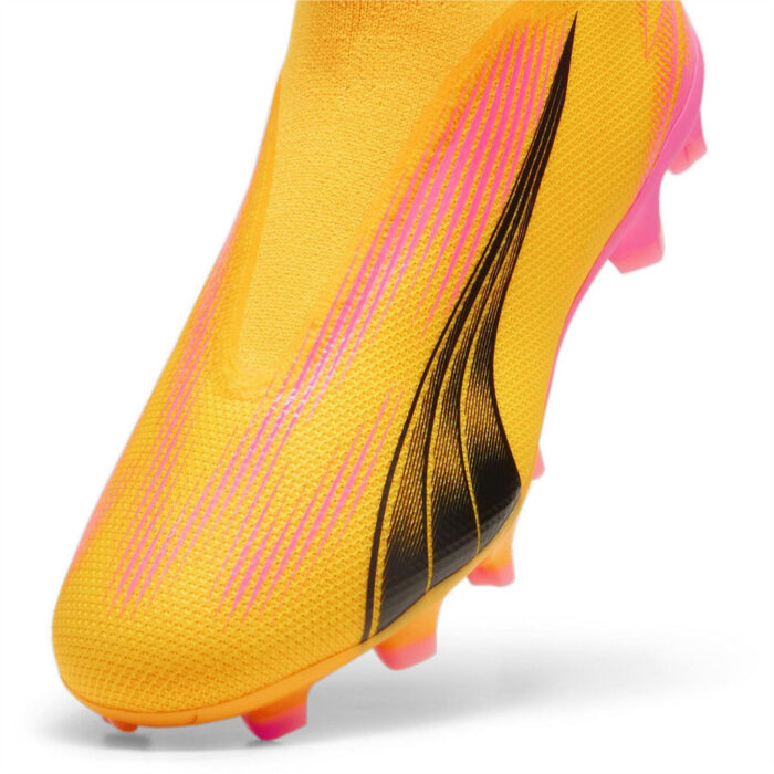 Puma Ultra Firm Ground Football Boots – Orange/Black – view 6