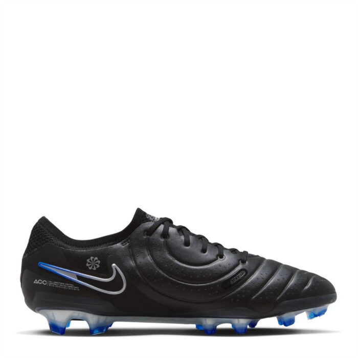 Nike Tiempo Legend 10 Firm Ground Football Boots – Black/Chrome - Image 7
