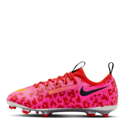 Nike Zoom Mercurial Vapor 16 Junior Firm Ground Football Boots – Rush Red – view 2
