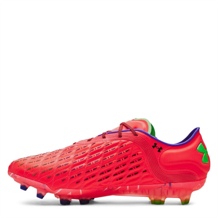 Under Armour Clone Magnetico Firm Ground Football Boots – Red/Green – view 2