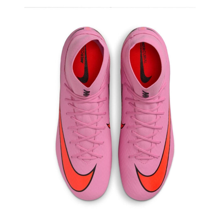 Nike Zoom Mercurial Superfly 10 Firm Ground Football Boots – Pink/Black – view 6