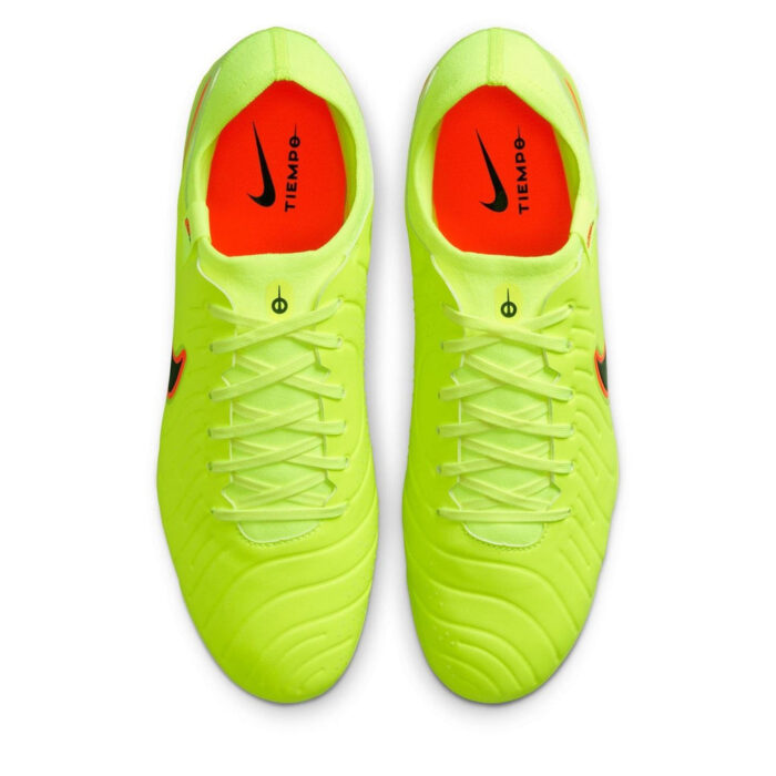 Nike Tiempo Legend 10 Firm Ground Football Boots – Volt/Black - Image 6