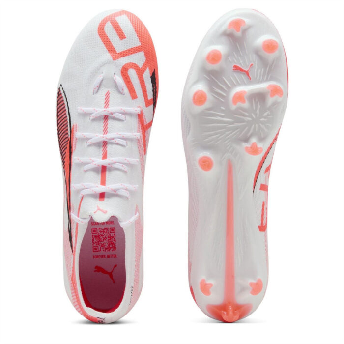 Puma Ultra Firm Ground Football Boots – Puma White-Pum – view 3