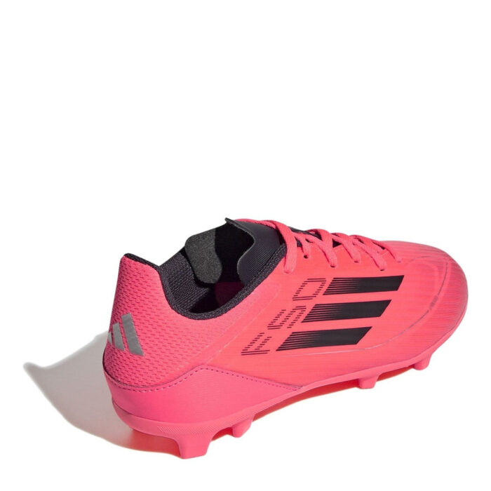 adidas F50 Junior Firm Ground Football Boots – Pink/Black - Image 4