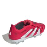 adidas Predator Firm Ground Football Boots – Red/White - Image 4