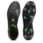Puma Future 8 Soft Ground Football Boots – Black/Green – view 3