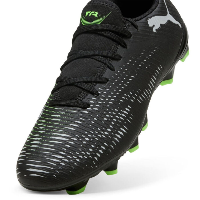Puma Future 8 Firm Ground Football Boots – Black/Green – view 6